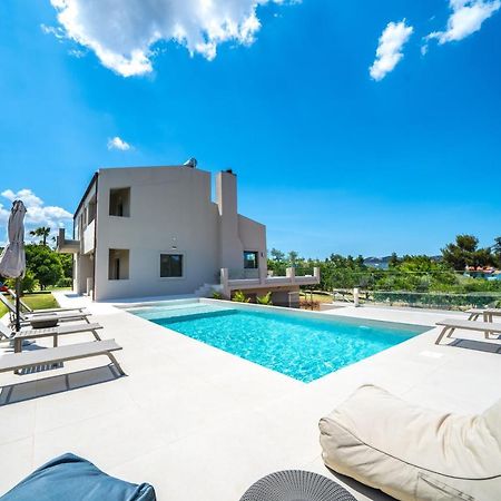 Villa Florentina ✩ Private Pool ✩ BBQ ✩ 7 Guests Alikianos Esterno foto
